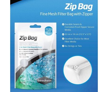 Seachem Seachem Zip Bag 12.5"x5.5"