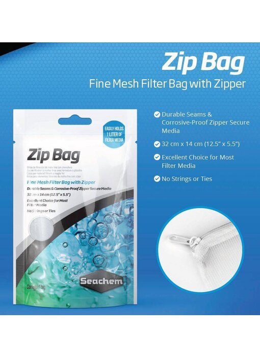 Seachem Seachem Zip Bag 19"x17"