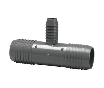 3/4" to 1/2" Tee Hose Barb