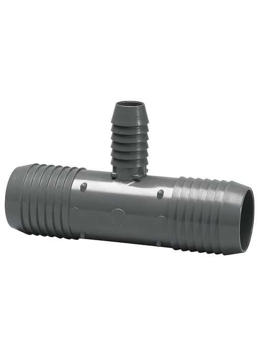 3/4" to 1/2" Tee Hose Barb
