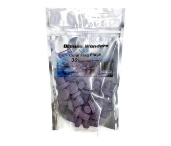 Ocean Wonders Ocean Wonders Ceramic Coralline Frag Plugs (small 30ct)