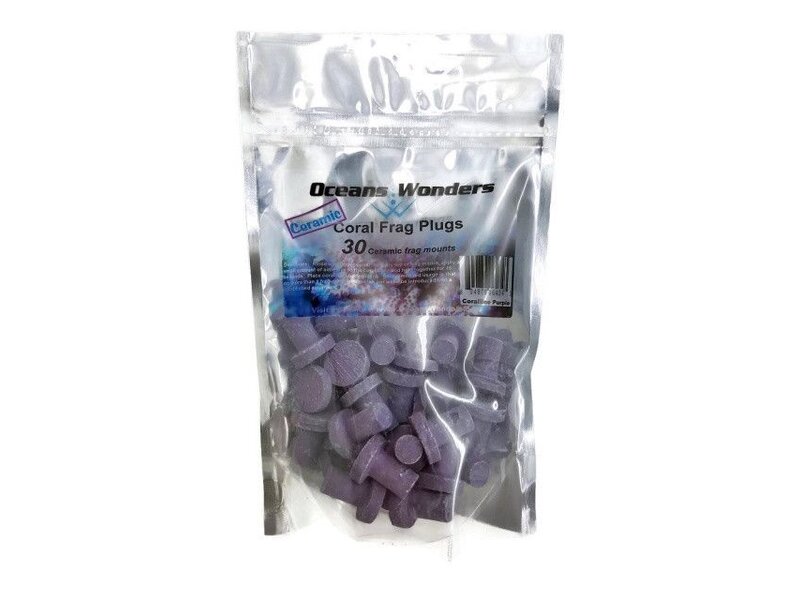 Ocean Wonders Ocean Wonders Ceramic Coralline Frag Plugs (small 30ct)