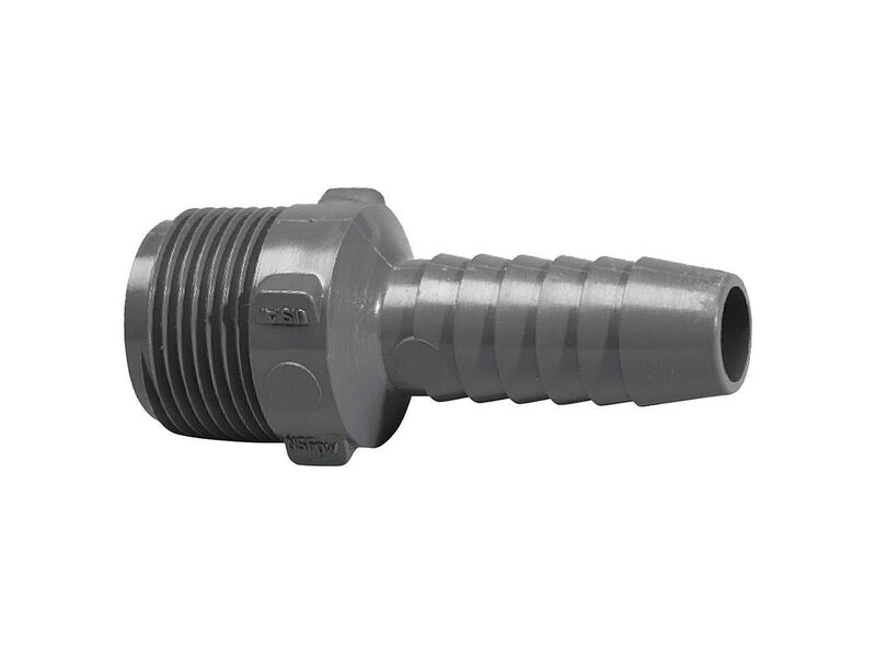 3/4" Hose Barb - 3/4" Thread