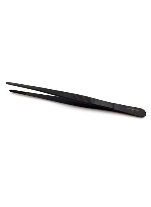 6" Black Oxide Coral Forceps