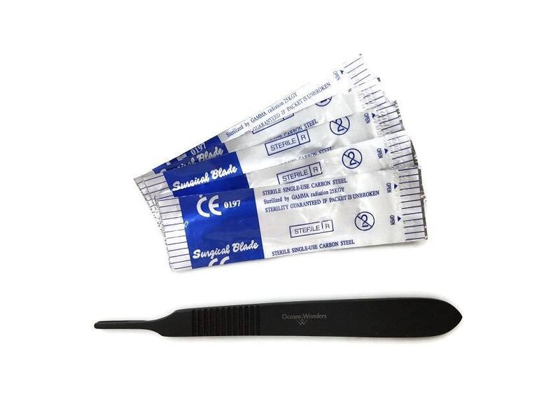 Ocean Wonders Black Oxide Coral Scalpel with 10 Blades