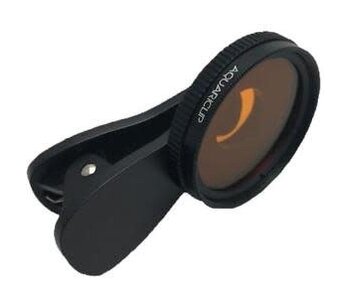 AquariClip 2.0 Solid Orange HD Universal Phone Lens