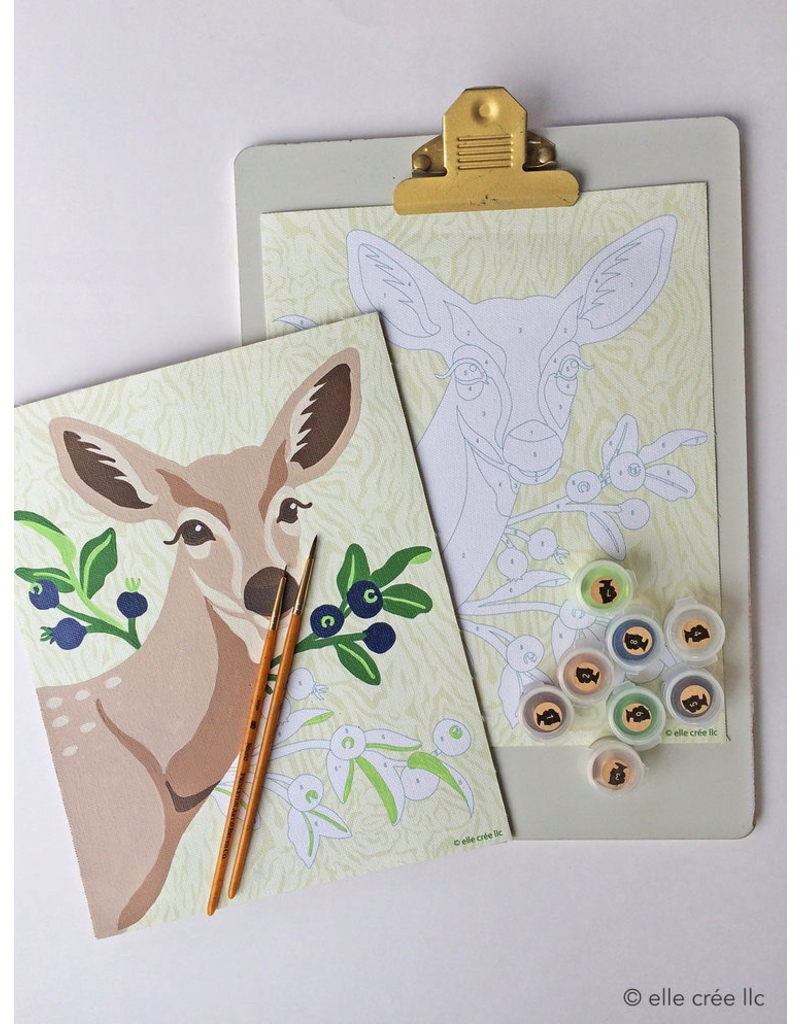 Deer Paint-By-Number Kit - Budd + Finn