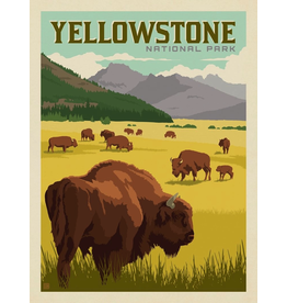Yellowstone National Park Grand Prismatic Springs 18x24 Poster Budd Finn