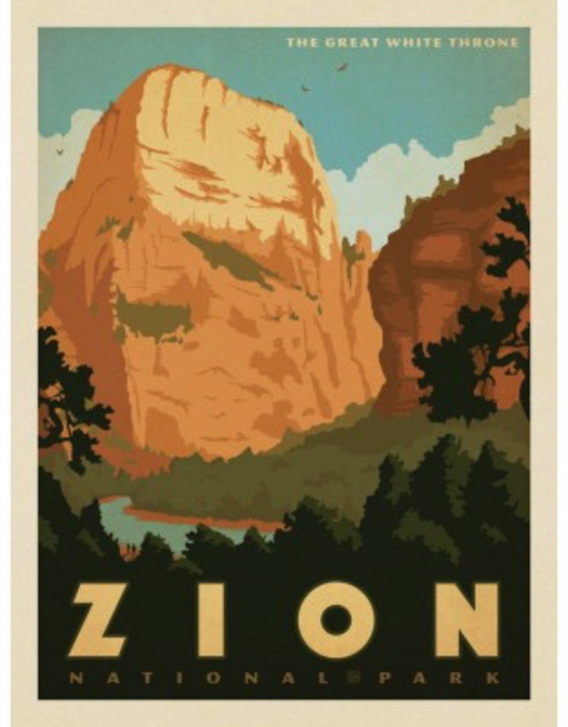 Zion National Park Poster