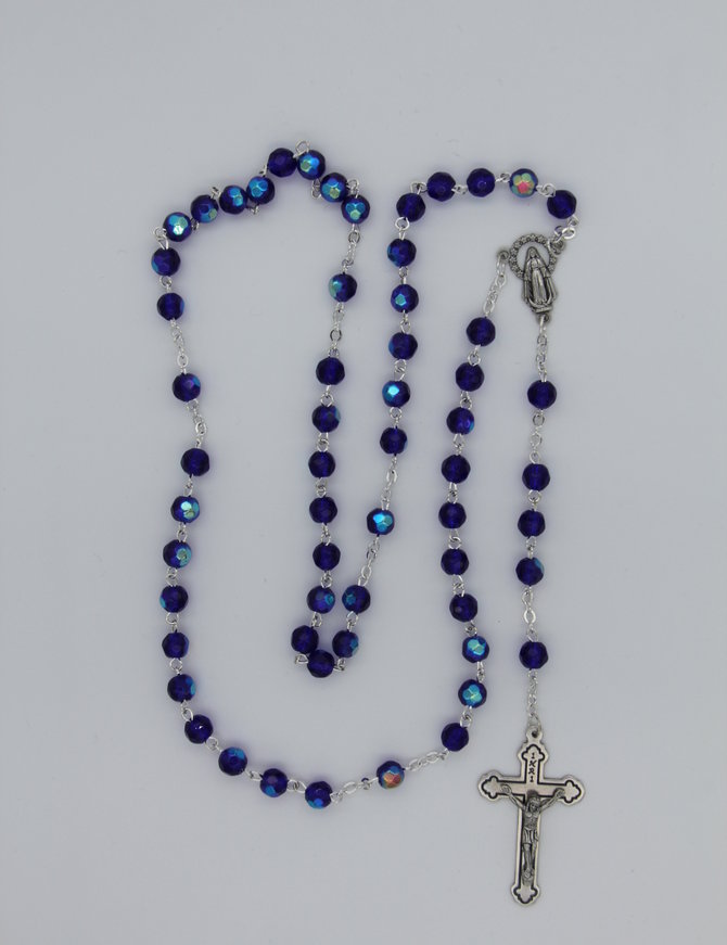 Rosary Muted Royal Blue