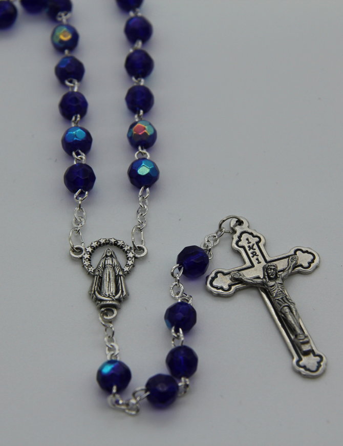 Rosary Muted Royal Blue