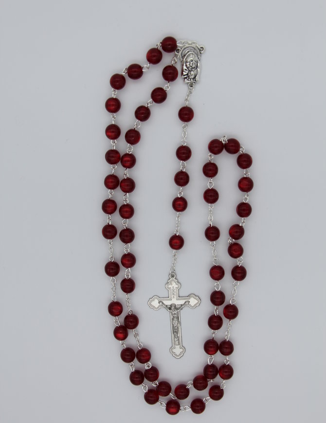 Rosary Ruby Marble