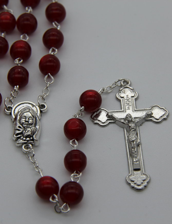 Rosary Ruby Marble