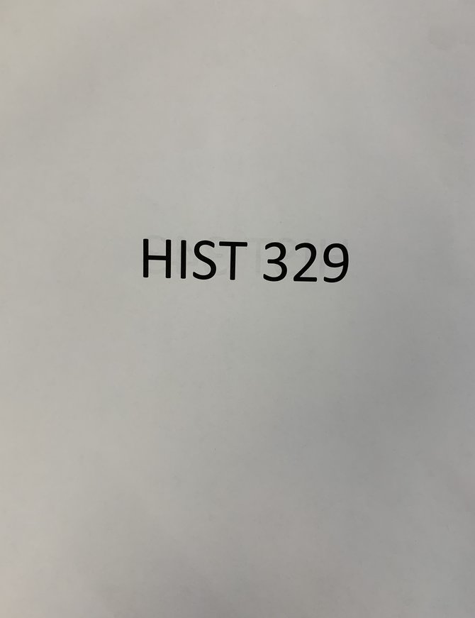 HIST 329 Course Pack