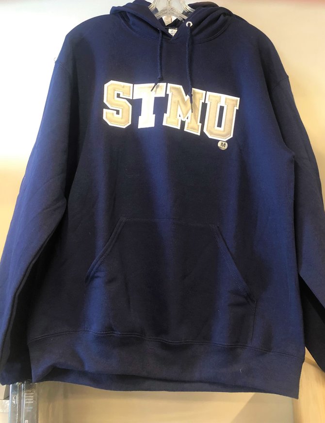 STMU Embroidered G&W Jerzees Hoodie Navy (S)