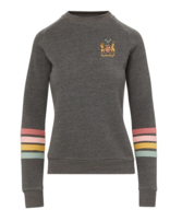 Ladies Crest and Coloured Stripes Long Sleeve