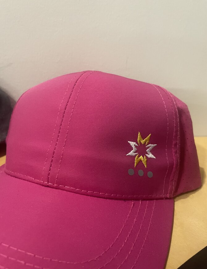 Ponytail Baseball Cap Pink