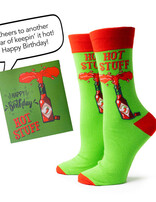 Two Left Feet Birthday Card and Sock Duo