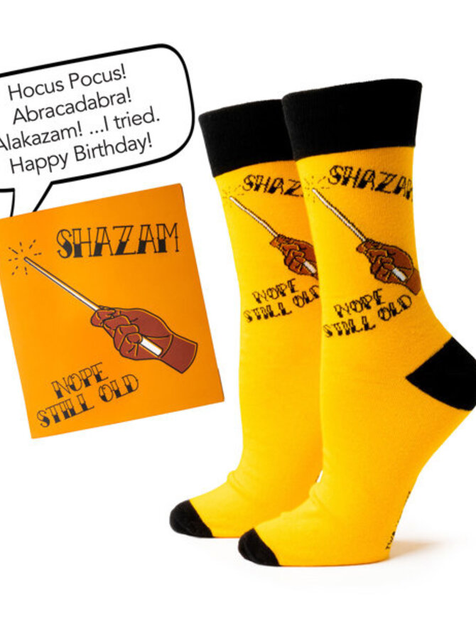 Two Left Feet Birthday Card and Sock Duo