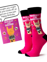 Two Left Feet Birthday Card and Sock Duo