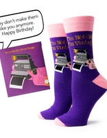 Two Left Feet Birthday Card and Sock Duo