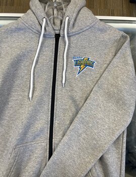 Lightning Athletics Premium Grey Zip Hoodie