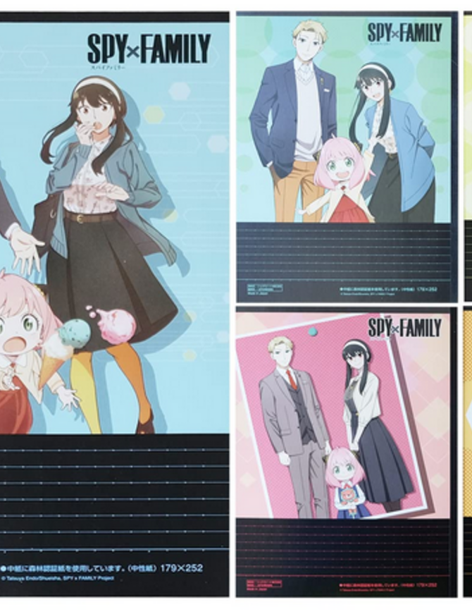 B5 Lined Campus Notebook (Spy X Family)