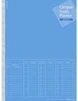 B5 Campus Undated Student Planner (Weekly) Blue