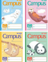 B5 Grid Campus Notebook (Animals)