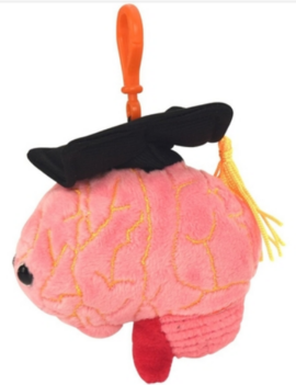 Convocation (Grad) Brain Keychain