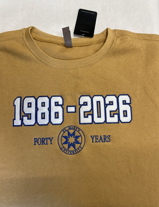 40th Anniversry Crewneck Sweatshirt