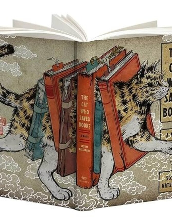 The Cat who Saved Books