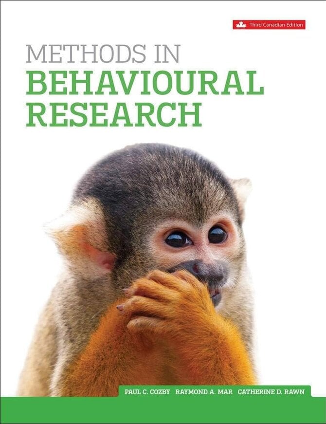 Methods in Behavioural Research 3rd Canadian Edition