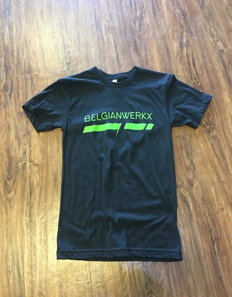 Belgianwerkx T-Shirt Green Logo