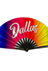 Gay Fan Club Dallas Rainbow Fan
