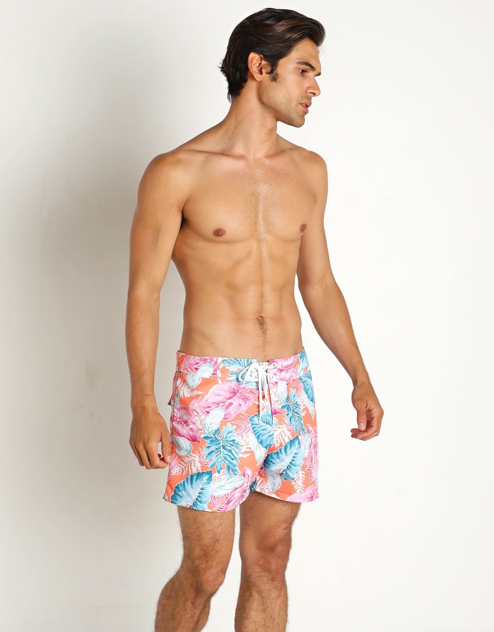 Sauvage Pink Floral Surf Short