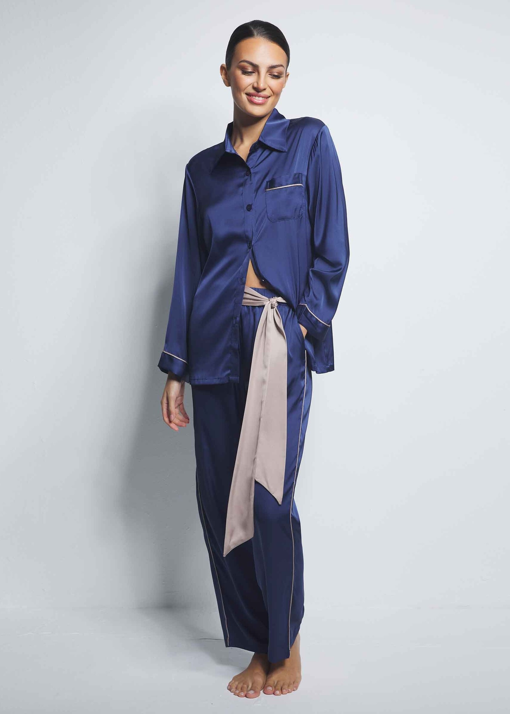 Selmark Pyjama Selmark Satin P7976