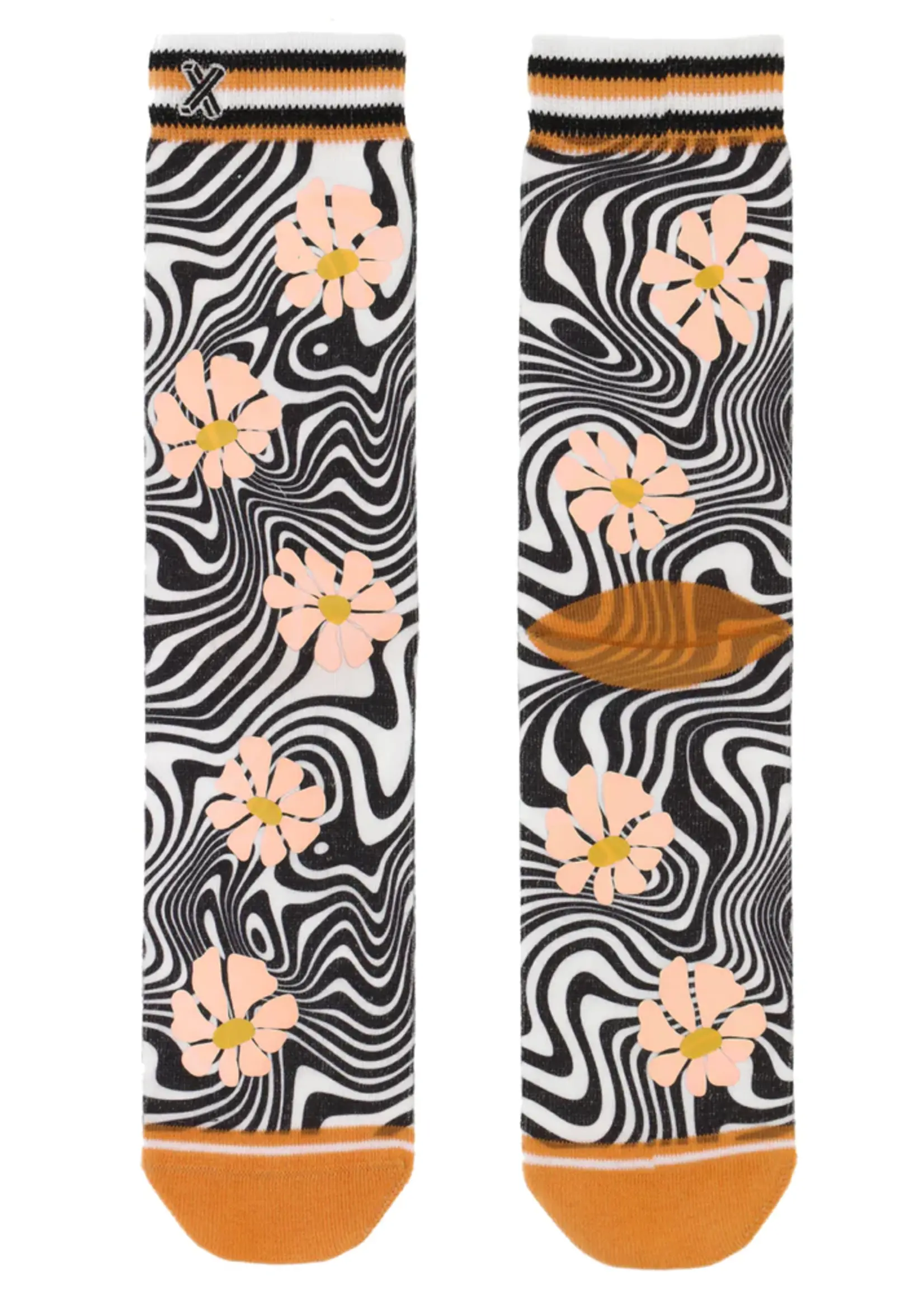 Xpooos Chaussettes Xpooos Retro Flowers 70259