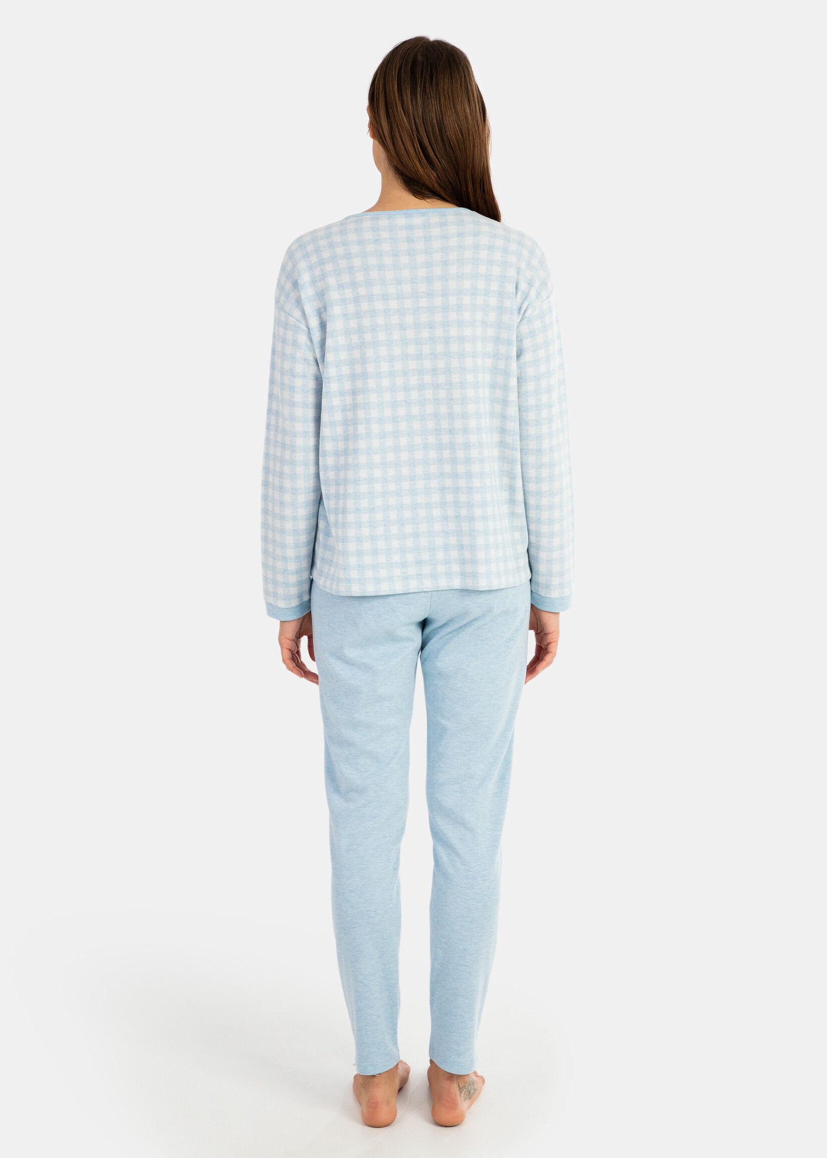 Massana Pyjama Massana Blue Vichy P741263