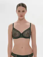 Simone Pérèle Soutien-gorge moulé plongeant Simone Pérèle Comète 12S324 vert