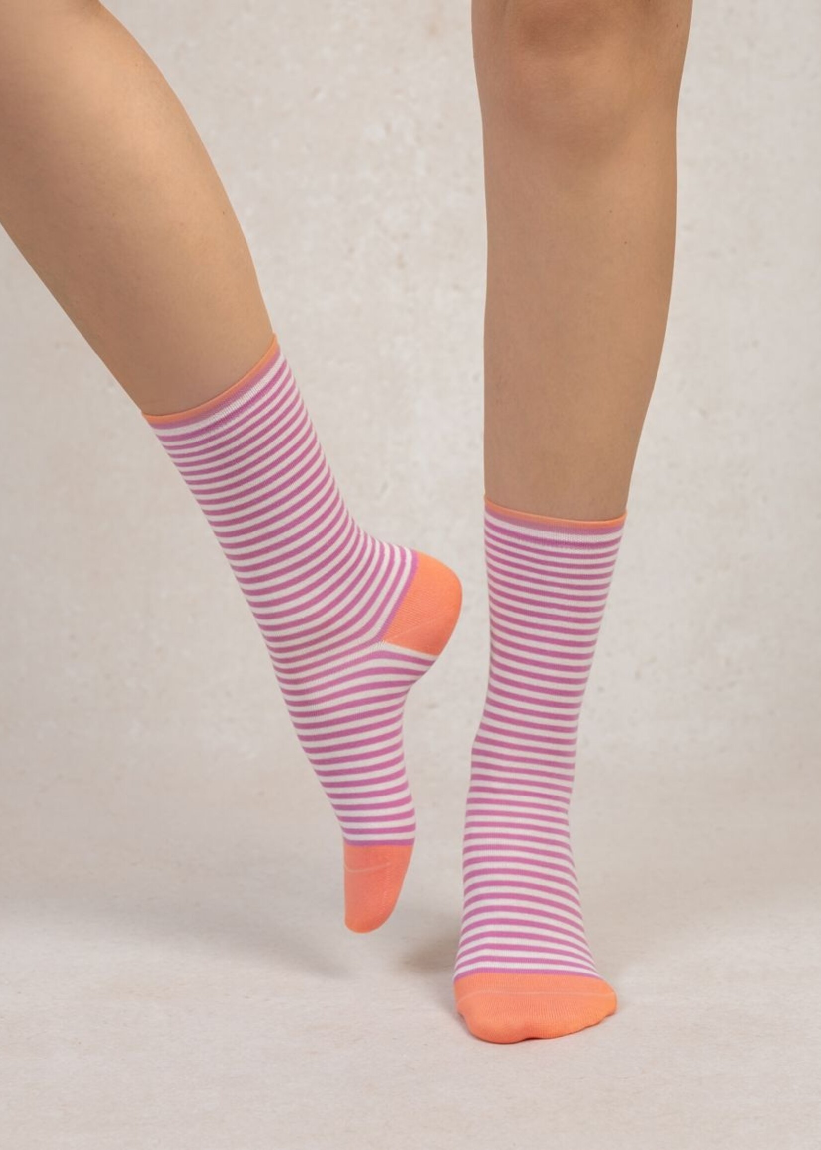 Bleu Forêt Chaussettes BF rayures 6537