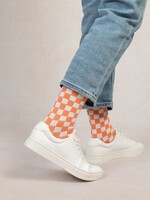 Bleu Forêt Chaussettes BF damier 6538