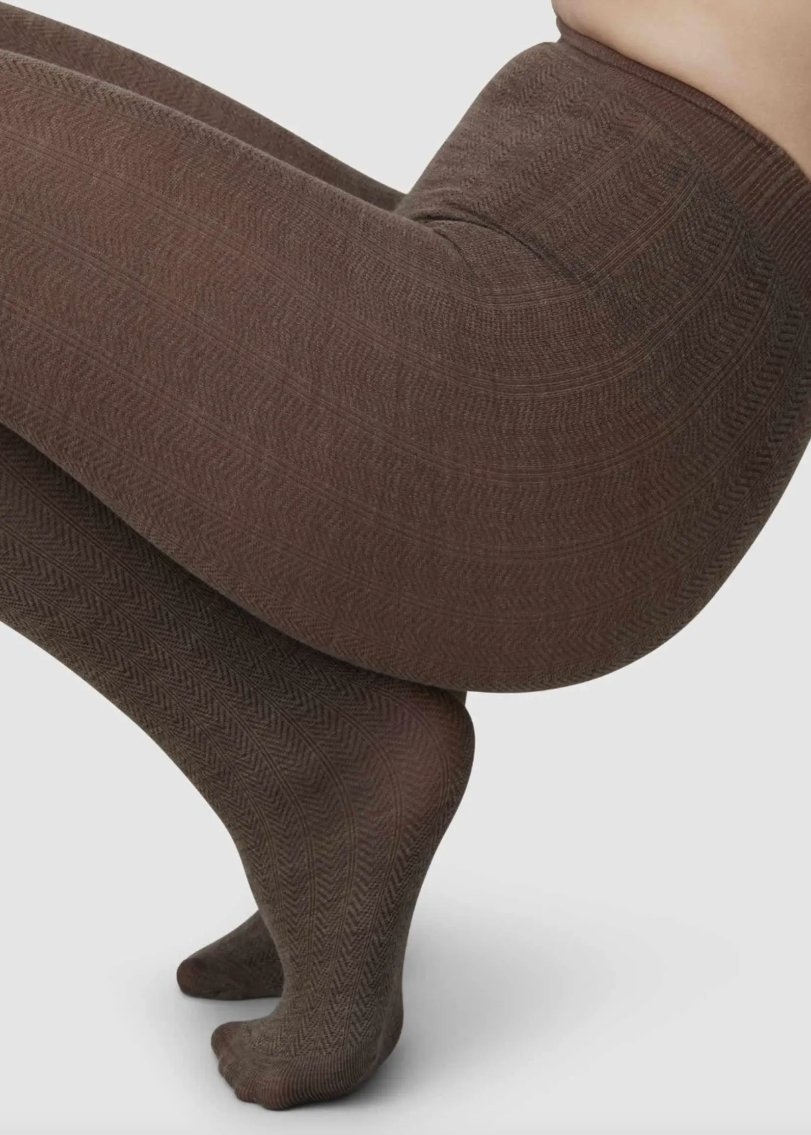 Swedish Stockings Collant Swedish Stockings Ylva Fishbone laine