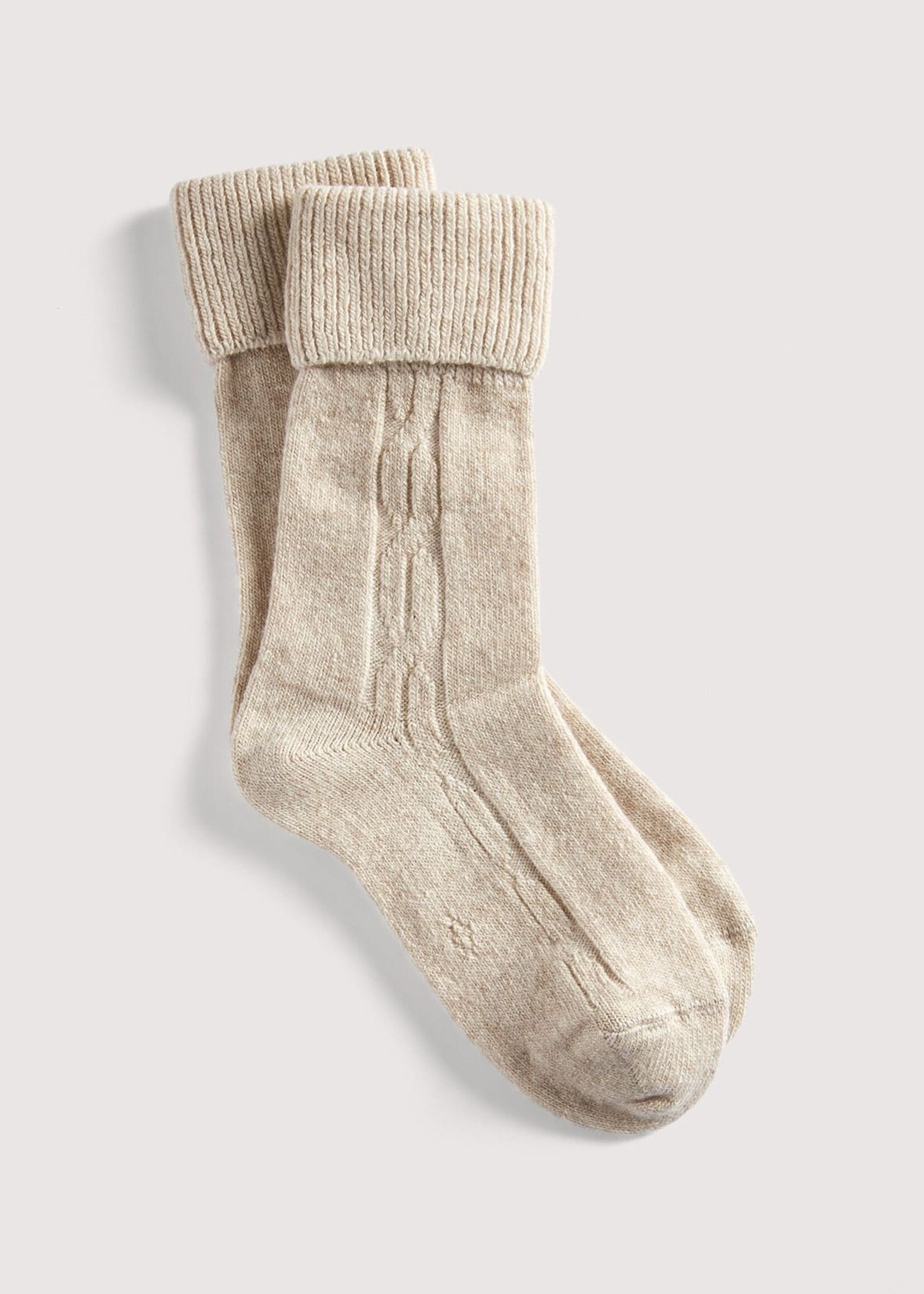 Le Bourget Chaussettes Le Bourget torsadées cachemire 10V8