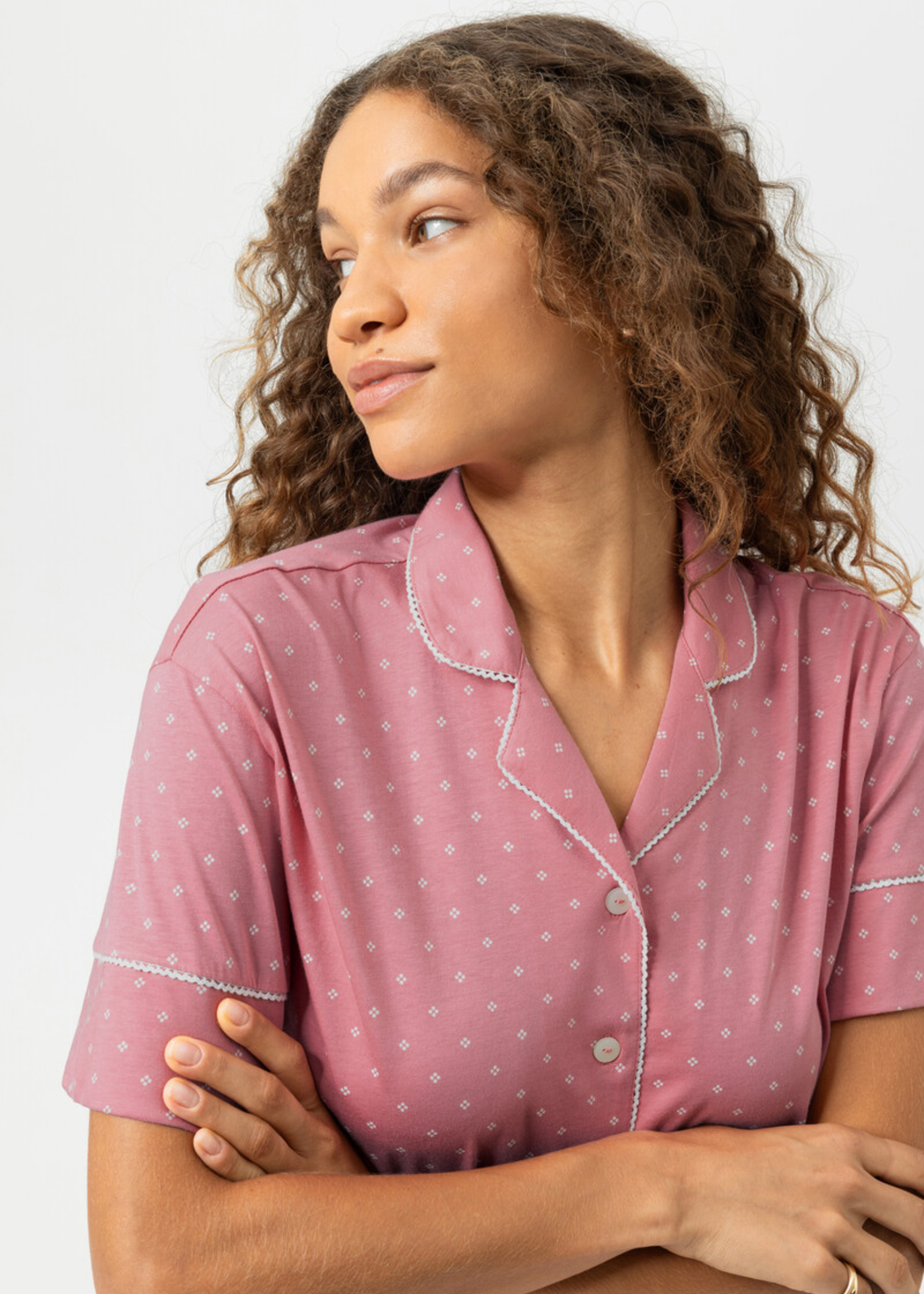 Mey Pyjama - short Mey Crochet dots 1240121