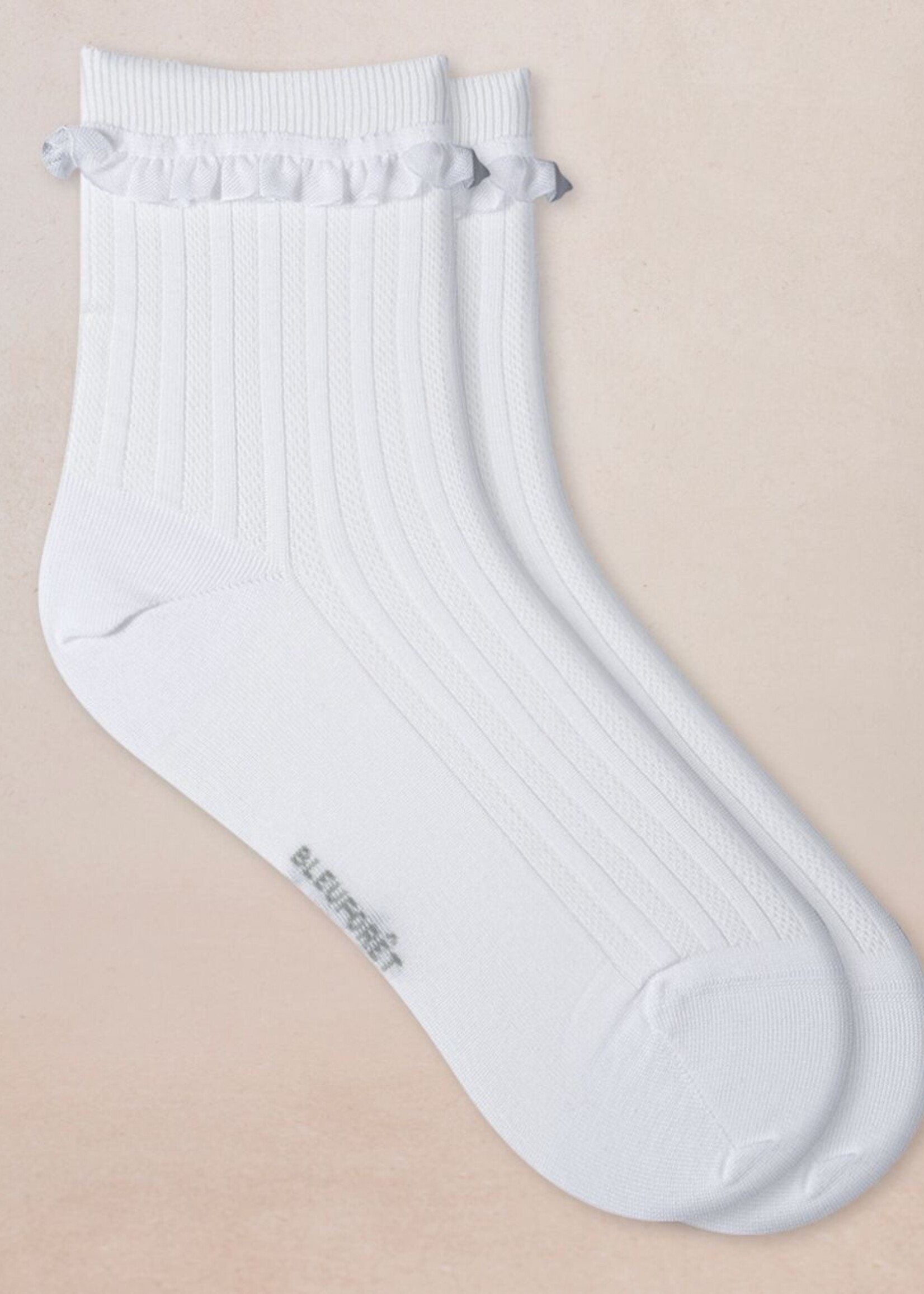 Bleu Forêt Socquettes BF fil d'écosse côtes volants 6597