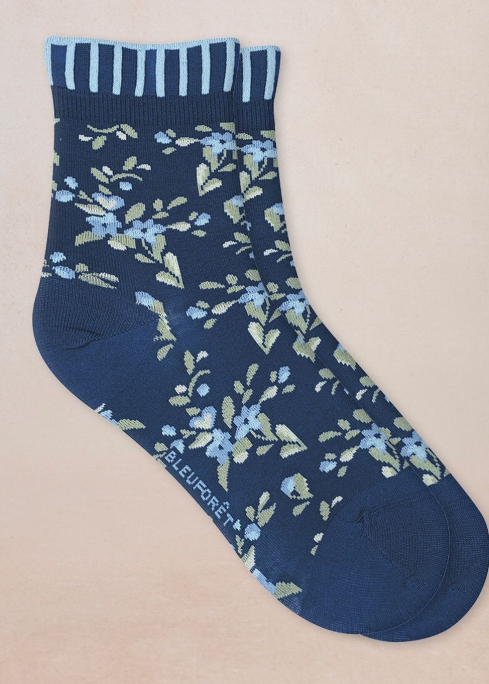 Bleu Forêt Socquettes BF fil d'écosse Liberty 6600