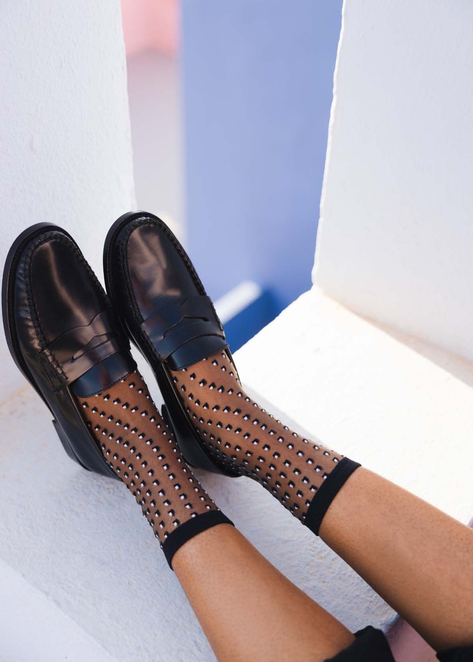 Atelier St Eustache Chaussettes Atelier St Eustache Crescent dune