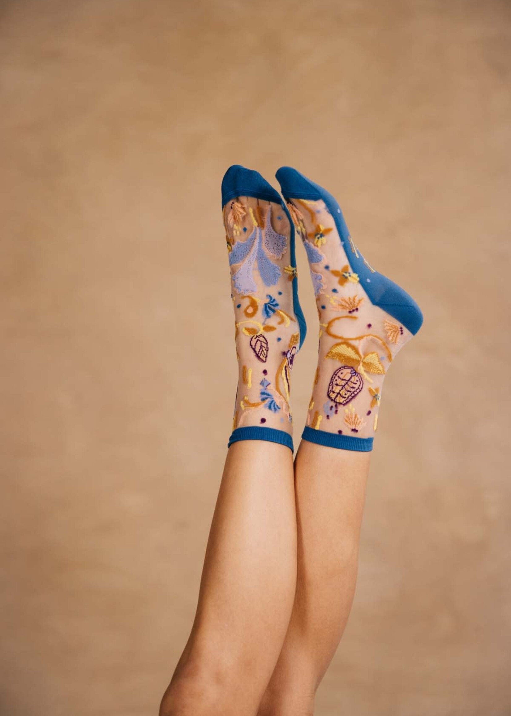 Atelier St Eustache Chaussettes Atelier St Eustache Cotélac Floralia