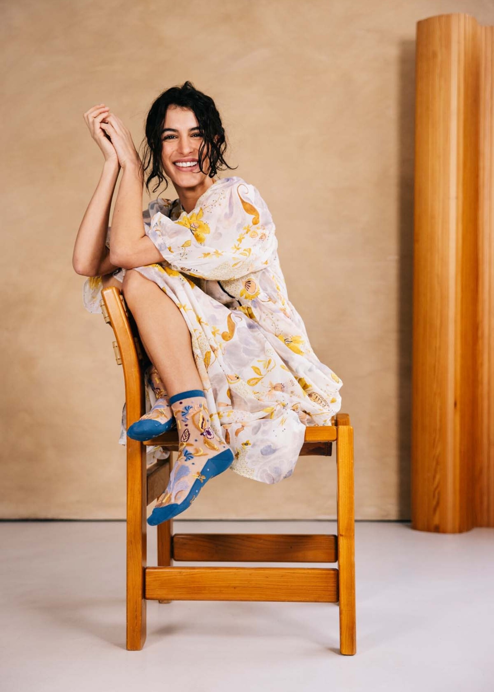 Atelier St Eustache Chaussettes Atelier St Eustache Cotélac Floralia